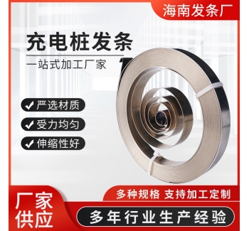 廠(chǎng)家批發(fā)充電樁發(fā)條不銹鋼剎車(chē)鋼帶汽車(chē)安全錘發(fā)條